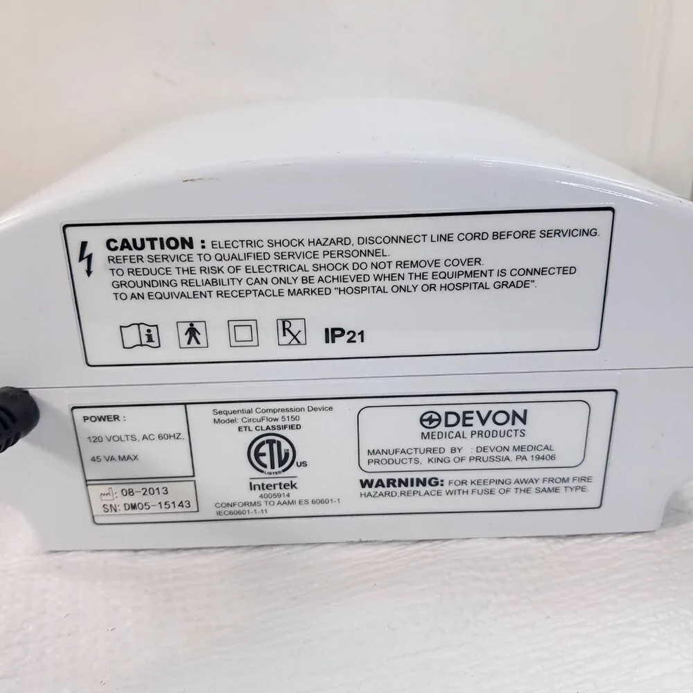 Devon Circu Flow Model 5150 Sequential Compression‎ device CircuFlow WORKS
